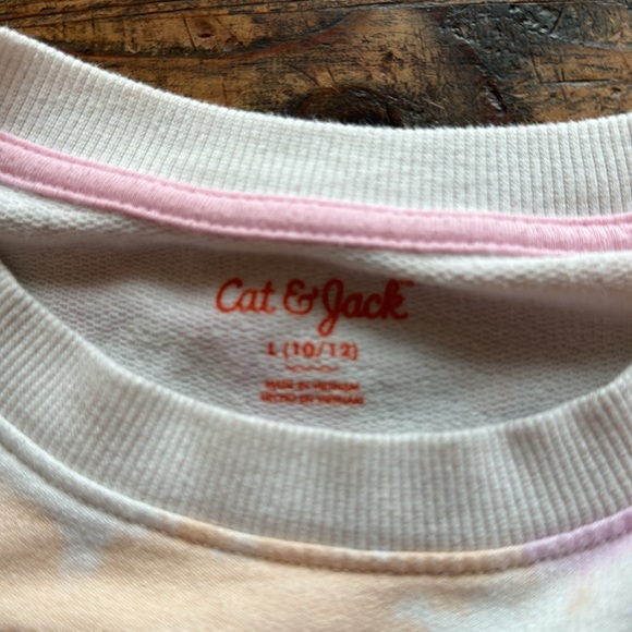 Set of 2 girls cat and Jack sweaters/ size L - Picture 5 of 5